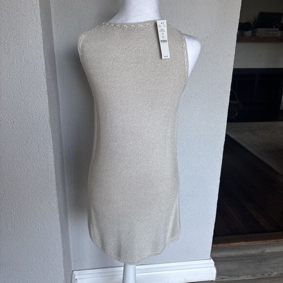 NWT White House Black Market Gold Dress Festive Holiday Size M (MSRP $68) - Picture 11 of 11